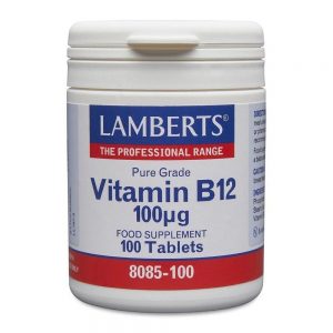 Vitamina B12 100 mcg 100 comprimidos - Lamberts
