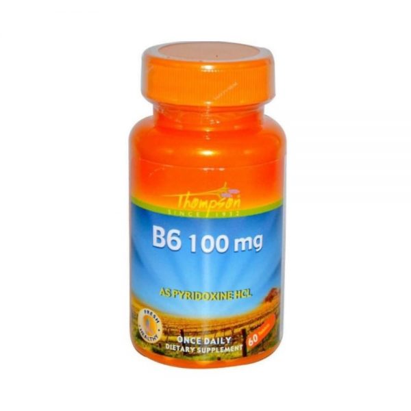 Vitamina B6 100 mg 60 comprimidos - Thompson