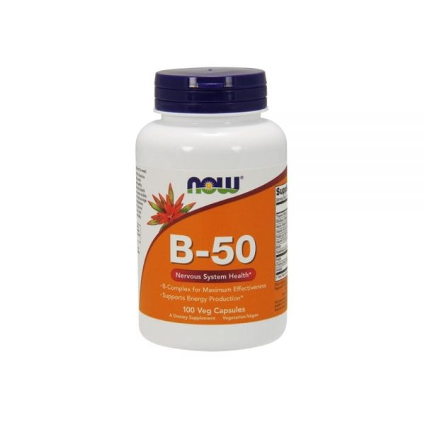 Vitamina B-50 100 comprimidos - Now