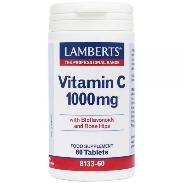 Vitamina C com Bioflavonóides 1000 mg 60 comprimidos - Lamberts
