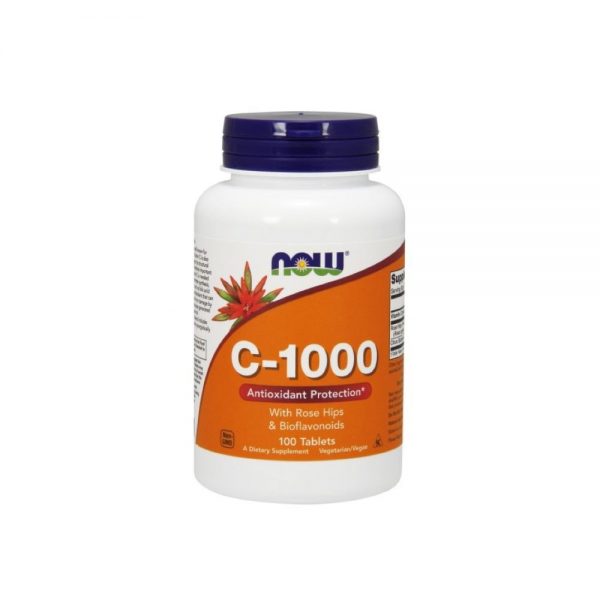 Vitamina C-1000 con Roseira Brava e Bioflavonoides 100 comprimidos - Now