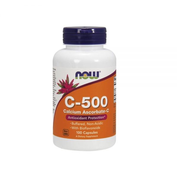 Vitamina C Ascorbato de Cálcio 100 cápsulas - Now