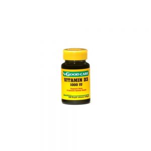 Vitamina D3 1000 IU 100 softgels - Good Care