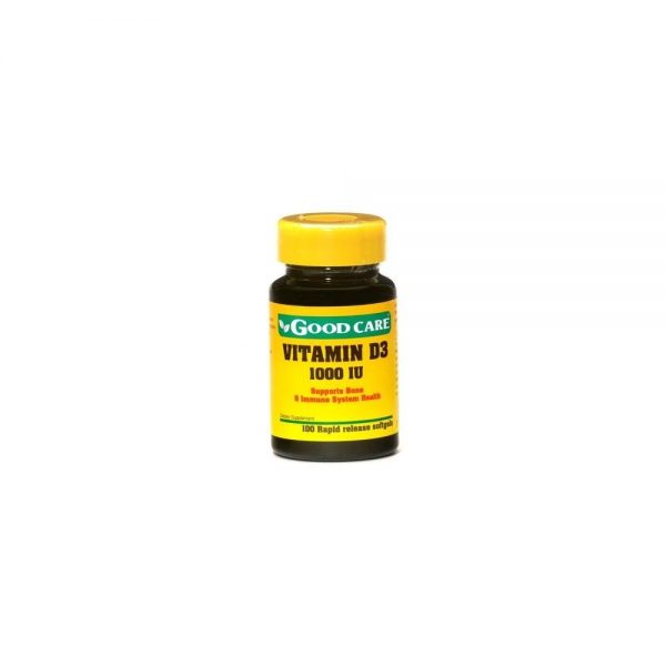 Vitamina D3 1000 IU 100 softgels - Good Care