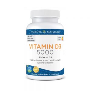 Vitamina D3 5000 UI 120 cápsulas - Nordic Naturals