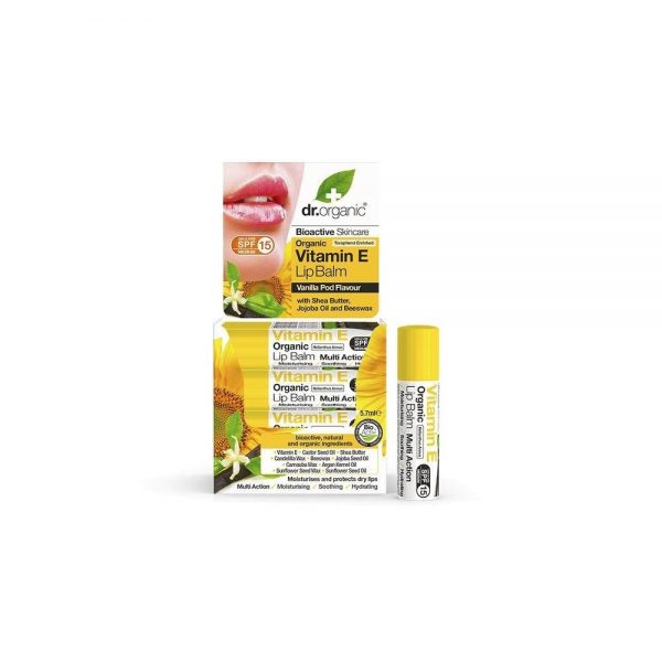 Vitamina E Bálsamo labial bio 5.7 ml - Dr. Organic