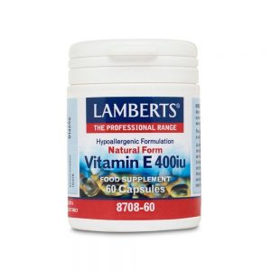 Vitamina E Natural 400 UI 60 cápsulas - Lamberts