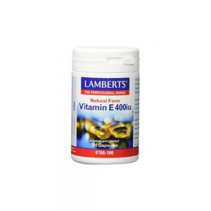 Vitamina E Natural 400 U.I 180 cápsulas - Lamberts
