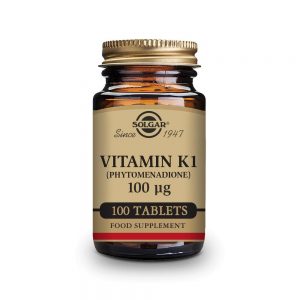Vitamina K1 100 ug 100 comprimidos - Solgar