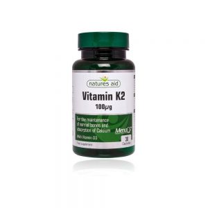 Vitamina K2 100 mcg 30 cápsulas - Natures Aid