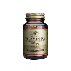 Vitamina K2 100 ug 50 comprimidos - Solgar