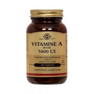 Vitamina A 5000 IU 100 comprimidos - Solgar