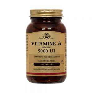 Vitamina A 5000 IU 100 comprimidos - Solgar