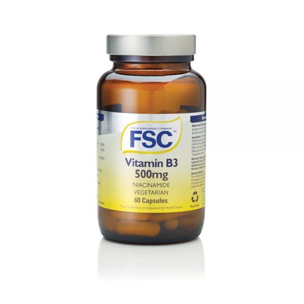 Vitamina B3 500 mg 60 cápsulas - Fsc