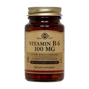 Vitamina B6 100 mg 100 cápsulas - Solgar