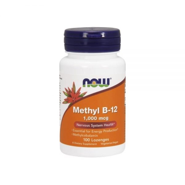 Vitamina B-12 Methyl 1000 Mcg 100 losangos mastigáveis - Now