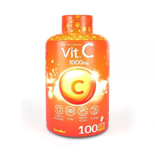 Vitamina C 1000mg 120 comprimidos - Fharmonat