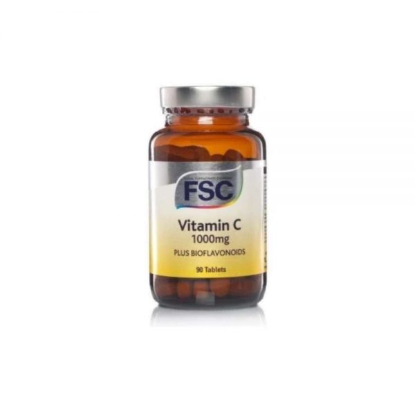 Vitamina C 1000 mg + Bioflavonóides 90 comprimidos - Fsc