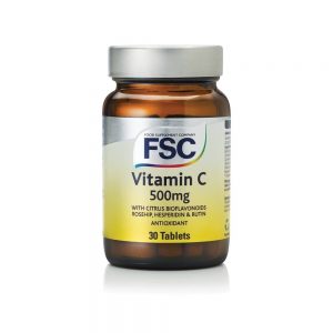 Vitamina C 500 mg Complex Sem Açúcar 30 comprimidos - Fsc