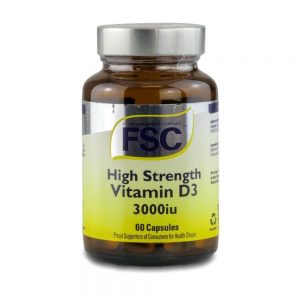 Vitamina D3 3000 IU 60 cápsulas - Fsc
