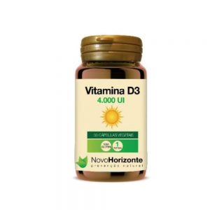 Vitamina D3 4000 UI 30 cápsulas - Novo Horizonte