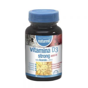 Vitamina D3 Strong 4000UI com 90 comprimidos - Naturmil