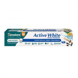 Gel dentrífico branqueador da marca himalaya