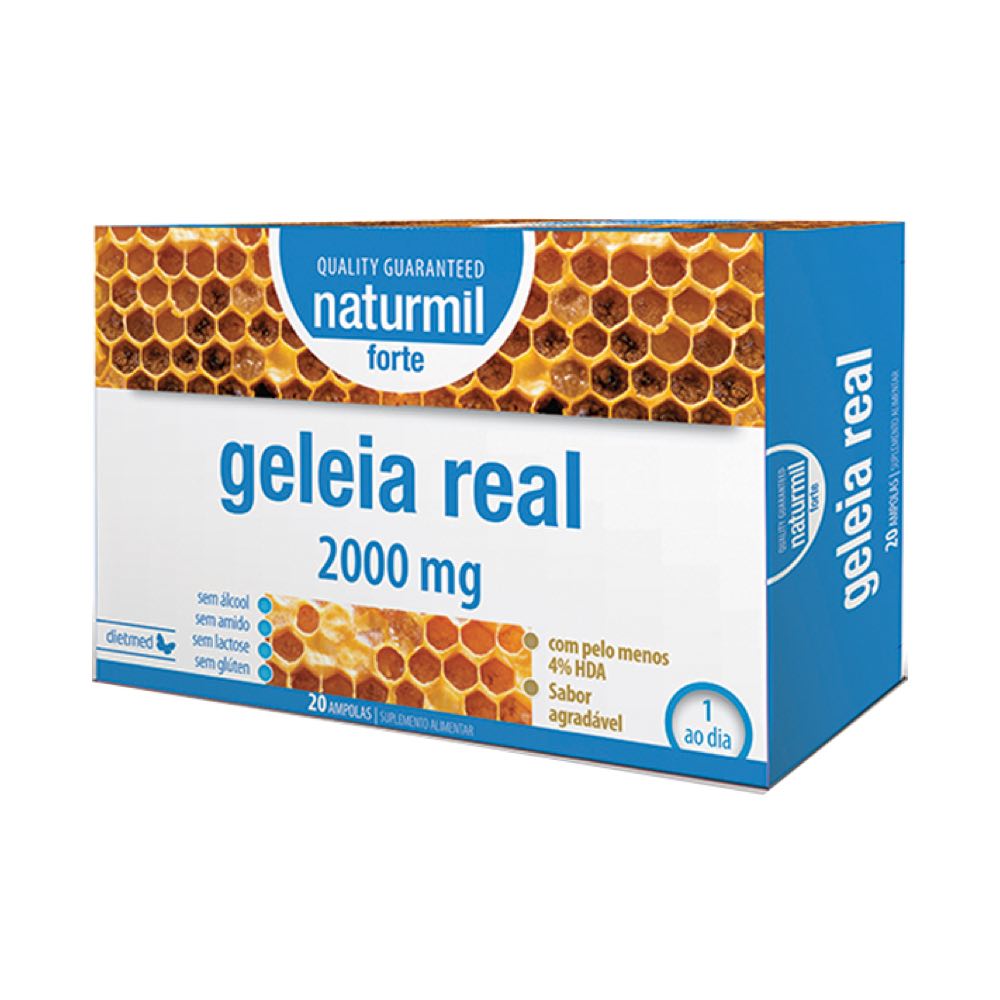 Geleia Real 20 ampolas de 15 ml - Naturmil