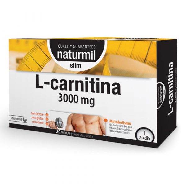 L-Carnitina Forte 20 x 15 ml ampolas - Naturmil