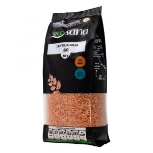 Lentilha Vermelha Coral Bio 500 g - Ecosana