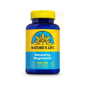 Magnesio com vitamina b6 da natures life