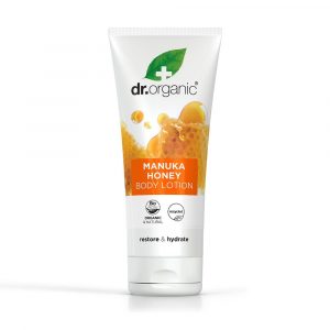 Mel de Manuka loção hidratante da Dr. Organic