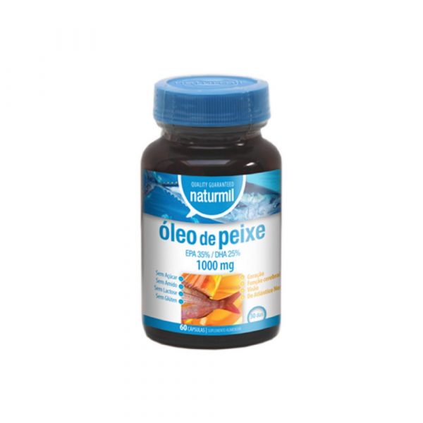 Óleo de Peixe Omega 3 1000 mg 60 cápsulas - Naturmil