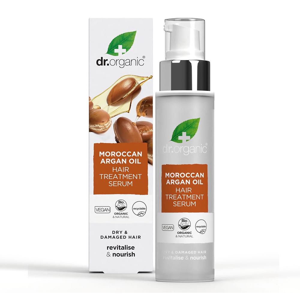 óleo de argão serum capilar da marca dr. organic