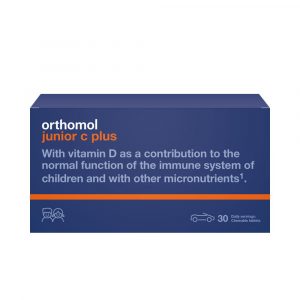 Orthomol Junior de sabor a frutos vermelhos