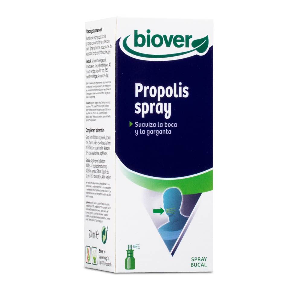 Propolis spray bucal da marca Biover