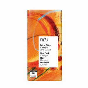 Chocolate Vivani de 70% cacau com Laranja