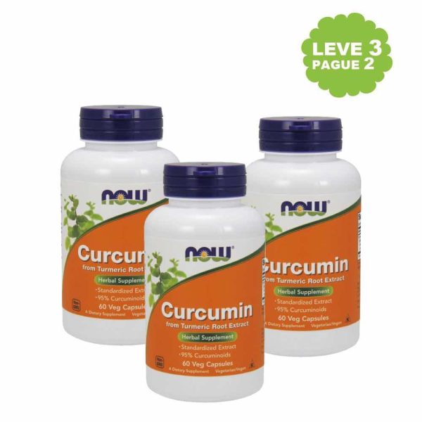 Curcumina Extracto 95% 665 mg Lleve 3 Pago 2 - Now