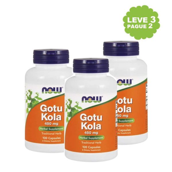 Gotu Kola 450 mg Leve 3 Pague 2 - Now