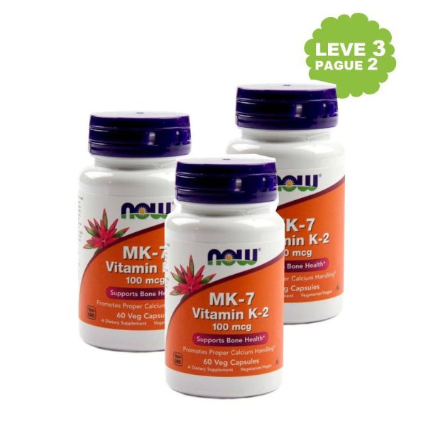 Vitamina K-2 MK-7 Leve 3 Pague 2 - Now