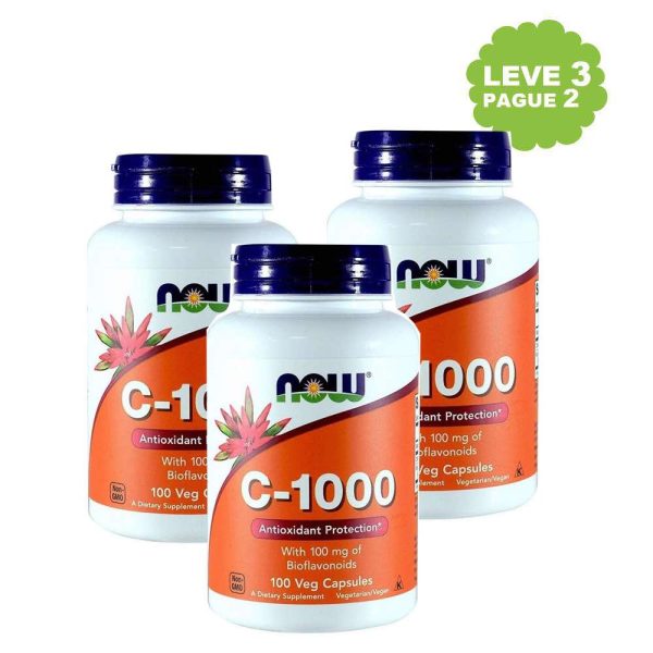 Vitamina C Bioflavonoides Leve 3 Pague 2 - Now