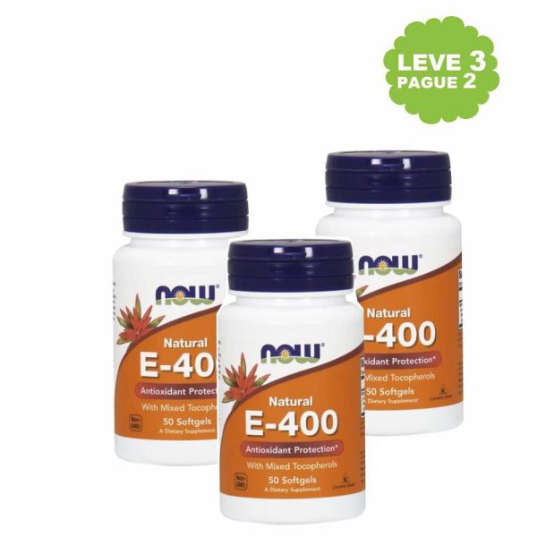 Vitamina E 400 U.I. Leve 3 Pague 2 - Now