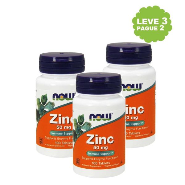 Gluconato de Zinco 50 mg Lleve 3 Pague 2 - Now