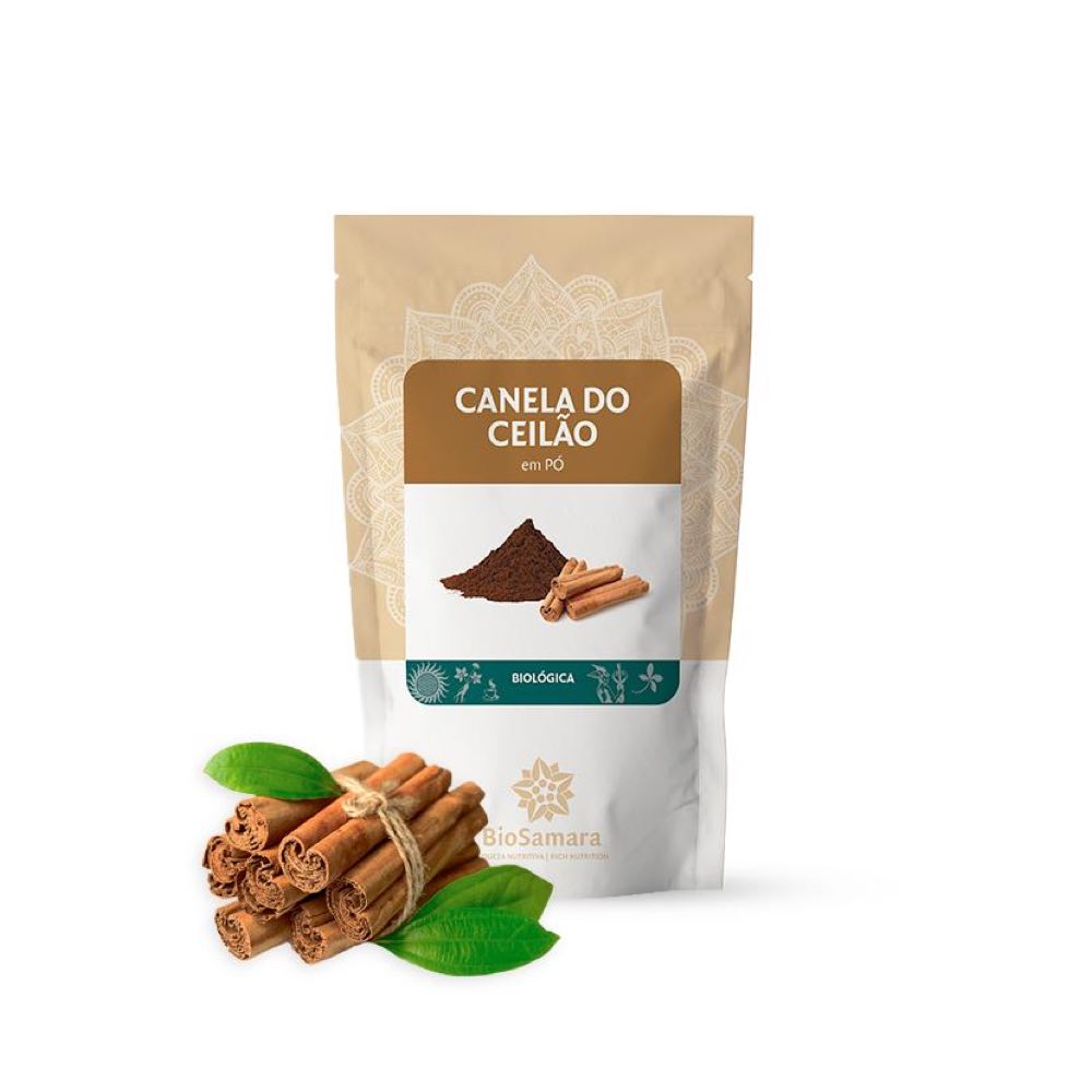 Canela do Ceilão em Pó Bio 125 g - BioSamara