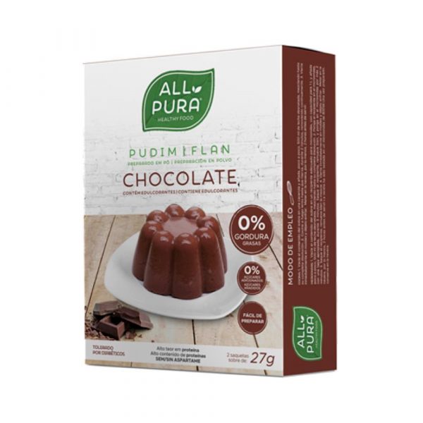 Pudim de chocolate da allpura