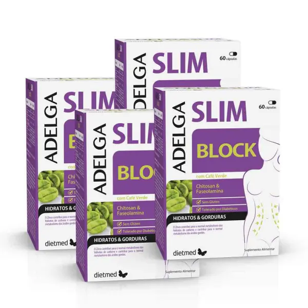 Adelgaslim Block com oferta pague 3 leve 4