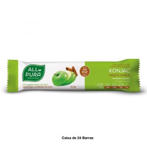 barra de konjac com maça e canela da allpura