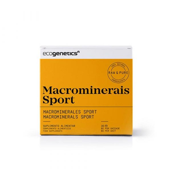 Macrominerais sport da marca ecogenetics