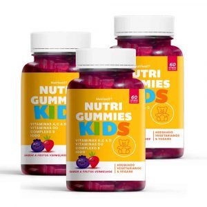 Nutrigummies para kids com pack de 60 gomas da Farmodietica