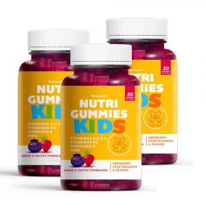 Nutrigummies para kids com pack de 30 gomas da Farmodietica